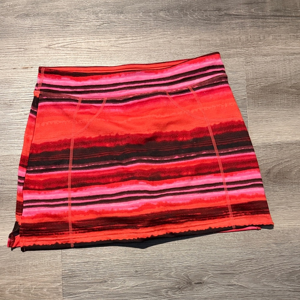 Andrea Jovine Red and Pink Skort